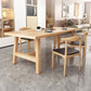 Modern 1/2/4/6 Pieces Dining Set Solid Wood Dining Furniture Set /Separate Items 4 Pieces: Table, 3 Black Chairs Clearhalo 'Dining Room Sets' 'Dining Tables & Seating' 'dining_room_set' 'furn' 'furn_dining_room_set' 'Furniture' 'furniture_dining_room_set' 'Kitchen & Dining Furniture' 'kitchen&dining_furn' 'kitchen' 4346334