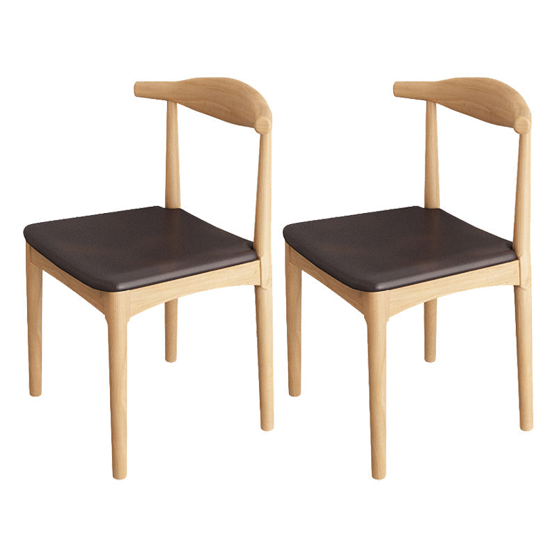 Modern 1/2/4/6 Pieces Dining Set Solid Wood Dining Furniture Set /Separate Items 2 Black Chairs Clearhalo 'Dining Room Sets' 'Dining Tables & Seating' 'dining_room_set' 'furn' 'furn_dining_room_set' 'Furniture' 'furniture_dining_room_set' 'Kitchen & Dining Furniture' 'kitchen&dining_furn' 'kitchen' 4346337