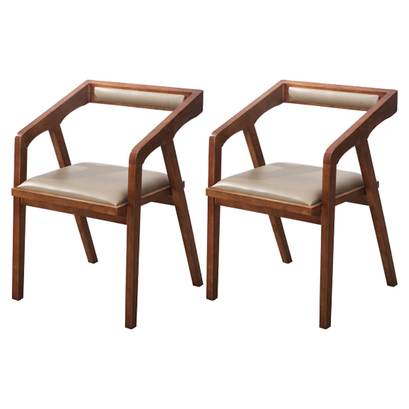 Industrial Wood Dining Room Set 1/2/5/7/13 Pieces Dining Furniture Set /Separate Items 2 Brown Chairs Clearhalo 'Dining Room Sets' 'Dining Tables & Seating' 'dining_room_set' 'furn' 'furn_dining_room_set' 'Furniture' 'furniture_dining_room_set' 'Kitchen & Dining Furniture' 'kitchen&dining_furn' 'kitchen' 4346360