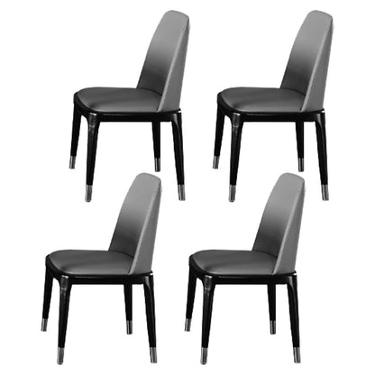 Glam 1/4/5/7 Pieces Sintered Stone Dining Set Dining Furniture Set /Separate Items 4 Grey Chairs Clearhalo 'Dining Room Sets' 'Dining Tables & Seating' 'dining_room_set' 'furn' 'furn_dining_room_set' 'Furniture' 'furniture_dining_room_set' 'Kitchen & Dining Furniture' 'kitchen&dining_furn' 'kitchen' 4346381