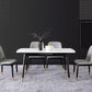 Glam 1/4/5/7 Pieces Sintered Stone Dining Set Dining Furniture Set /Separate Items Clearhalo 'Dining Room Sets' 'Dining Tables & Seating' 'dining_room_set' 'furn' 'furn_dining_room_set' 'Furniture' 'furniture_dining_room_set' 'Kitchen & Dining Furniture' 'kitchen&dining_furn' 'kitchen' 4346382
