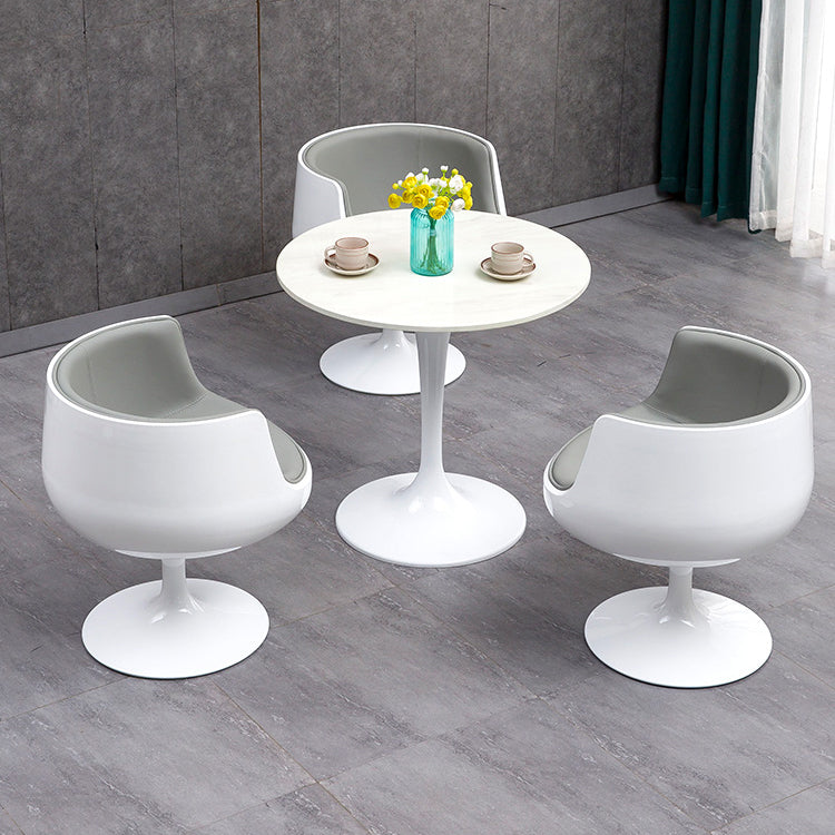 Modern Sintered Stone Dining Room Set 1/2/3/4/5 Pieces Dining Set /Separate Items 4 Pieces: Table, 3 Chairs Clearhalo 'Dining Room Sets' 'Dining Tables & Seating' 'dining_room_set' 'furn' 'furn_dining_room_set' 'Furniture' 'furniture_dining_room_set' 'Kitchen & Dining Furniture' 'kitchen&dining_furn' 'kitchen' 4346395