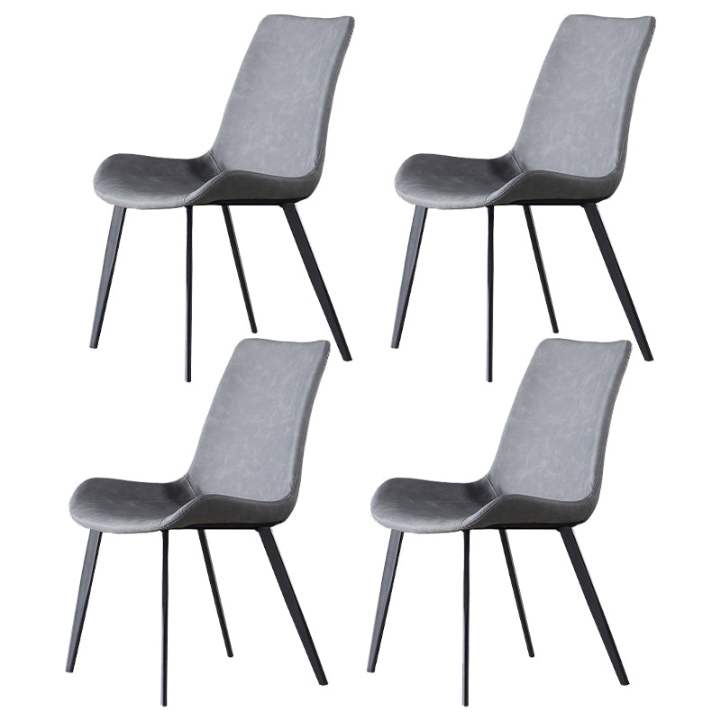 Modern 1/4/5/7 Pieces Dining Set Round Top Dining Furniture Set /Separate Items 4 Dark Grey Chairs Clearhalo 'Dining Room Sets' 'Dining Tables & Seating' 'dining_room_set' 'furn' 'furn_dining_room_set' 'Furniture' 'furniture_dining_room_set' 'Kitchen & Dining Furniture' 'kitchen&dining_furn' 'kitchen' 4346420