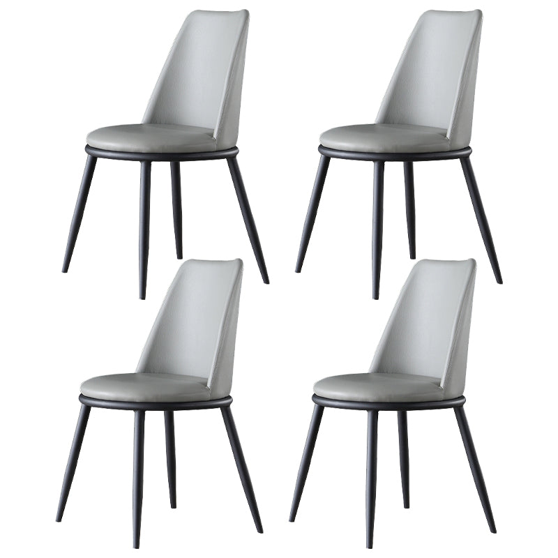 Modern 1/4/5/7 Pieces Dining Set Round Top Dining Furniture Set /Separate Items 4 Grey Chairs Clearhalo 'Dining Room Sets' 'Dining Tables & Seating' 'dining_room_set' 'furn' 'furn_dining_room_set' 'Furniture' 'furniture_dining_room_set' 'Kitchen & Dining Furniture' 'kitchen&dining_furn' 'kitchen' 4346424
