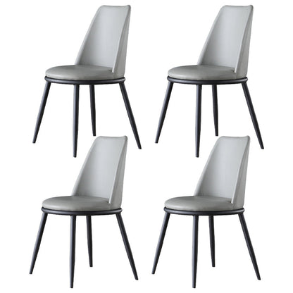 Modern 1/4/5/7 Pieces Dining Set Round Top Dining Furniture Set /Separate Items 4 Grey Chairs Clearhalo 'Dining Room Sets' 'Dining Tables & Seating' 'dining_room_set' 'furn' 'furn_dining_room_set' 'Furniture' 'furniture_dining_room_set' 'Kitchen & Dining Furniture' 'kitchen&dining_furn' 'kitchen' 4346424