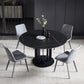 Modern 1/4/5/7 Pieces Dining Set Round Top Dining Furniture Set /Separate Items Clearhalo 'Dining Room Sets' 'Dining Tables & Seating' 'dining_room_set' 'furn' 'furn_dining_room_set' 'Furniture' 'furniture_dining_room_set' 'Kitchen & Dining Furniture' 'kitchen&dining_furn' 'kitchen' 4346425