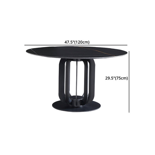 Modern 1/4/5/7 Pieces Dining Set Round Top Dining Furniture Set /Separate Items Clearhalo 'Dining Room Sets' 'Dining Tables & Seating' 'dining_room_set' 'furn' 'furn_dining_room_set' 'Furniture' 'furniture_dining_room_set' 'Kitchen & Dining Furniture' 'kitchen&dining_furn' 'kitchen' 4346433