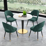 Modern Sintered Stone Dining Room Set 1/3/4/5 Pieces Dining Furniture Set /Separate Items Clearhalo 'Dining Room Sets' 'Dining Tables & Seating' 'dining_room_set' 'furn' 'furn_dining_room_set' 'Furniture' 'furniture_dining_room_set' 'Kitchen & Dining Furniture' 'kitchen&dining_furn' 'kitchen' 4346436