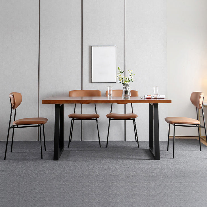 Industrial 1/2/3/5 Pieces Solid Wood Dining Set Dining Furniture Set /Separate Items 5 Pieces: Table, 4 Chairs Clearhalo 'Dining Room Sets' 'Dining Tables & Seating' 'dining_room_set' 'furn' 'furn_dining_room_set' 'Furniture' 'furniture_dining_room_set' 'Kitchen & Dining Furniture' 'kitchen&dining_furn' 'kitchen' 4346474