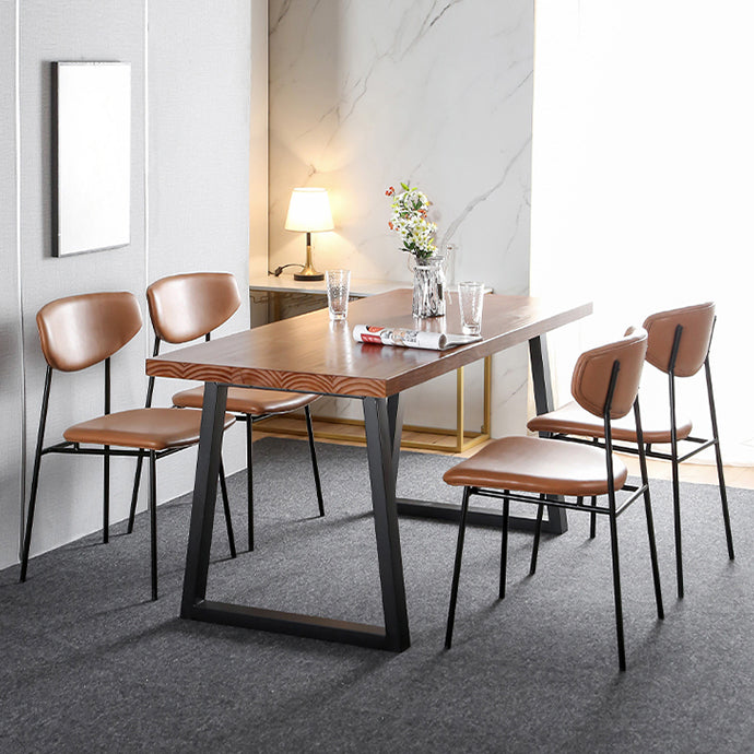 Industrial 1/2/3/5 Pieces Solid Wood Dining Set Dining Furniture Set /Separate Items Clearhalo 'Dining Room Sets' 'Dining Tables & Seating' 'dining_room_set' 'furn' 'furn_dining_room_set' 'Furniture' 'furniture_dining_room_set' 'Kitchen & Dining Furniture' 'kitchen&dining_furn' 'kitchen' 4346483