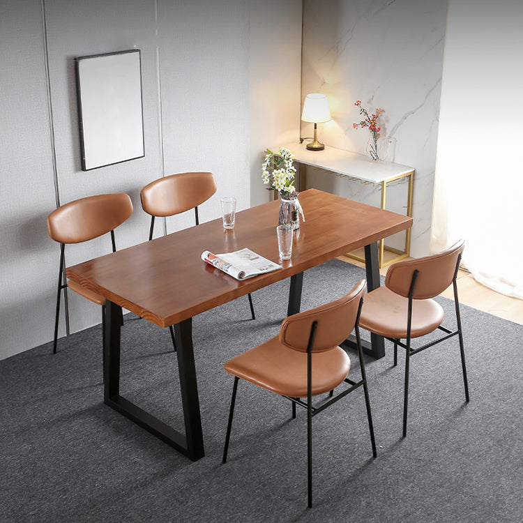 Industrial 1/2/3/5 Pieces Solid Wood Dining Set Dining Furniture Set /Separate Items Clearhalo 'Dining Room Sets' 'Dining Tables & Seating' 'dining_room_set' 'furn' 'furn_dining_room_set' 'Furniture' 'furniture_dining_room_set' 'Kitchen & Dining Furniture' 'kitchen&dining_furn' 'kitchen' 4346484