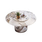 Modern Stone Dining Room Set 1/4/5/7 Pieces Dining Furniture Set /Separate Items Grey 59"L x 59"W Clearhalo 'Dining Room Sets' 'Dining Tables & Seating' 'dining_room_set' 'furn' 'furn_dining_room_set' 'Furniture' 'furniture_dining_room_set' 'Kitchen & Dining Furniture' 'kitchen&dining_furn' 'kitchen' 4346495
