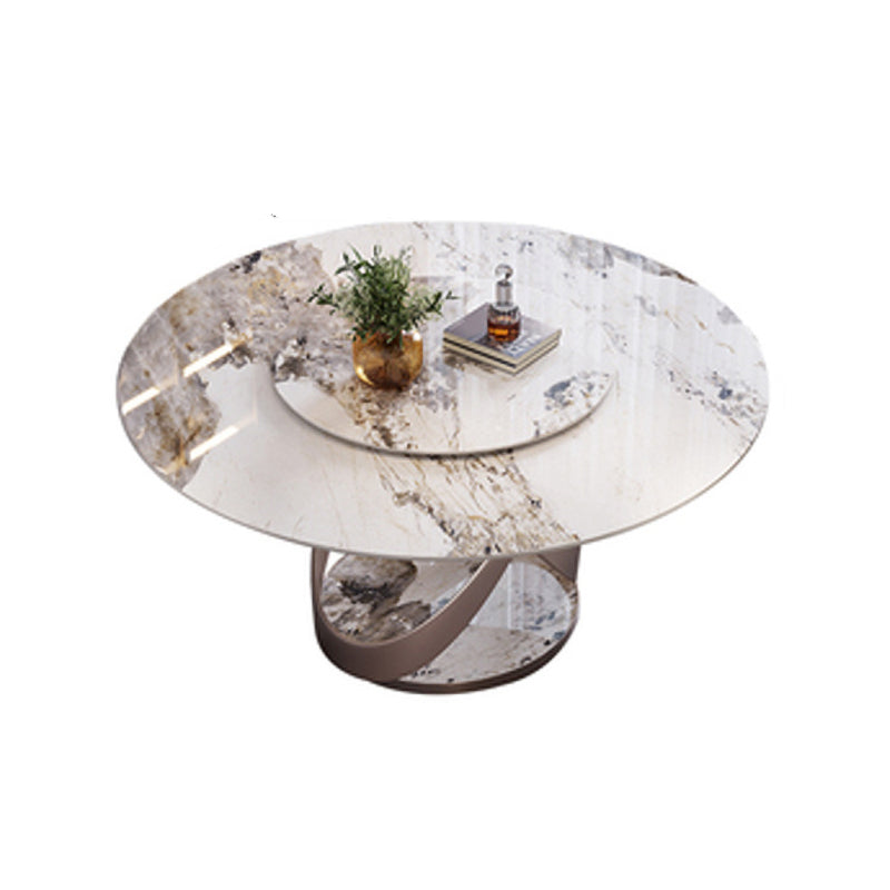 Modern Stone Dining Room Set 1/4/5/7 Pieces Dining Furniture Set /Separate Items Grey 59"L x 59"W Clearhalo 'Dining Room Sets' 'Dining Tables & Seating' 'dining_room_set' 'furn' 'furn_dining_room_set' 'Furniture' 'furniture_dining_room_set' 'Kitchen & Dining Furniture' 'kitchen&dining_furn' 'kitchen' 4346495