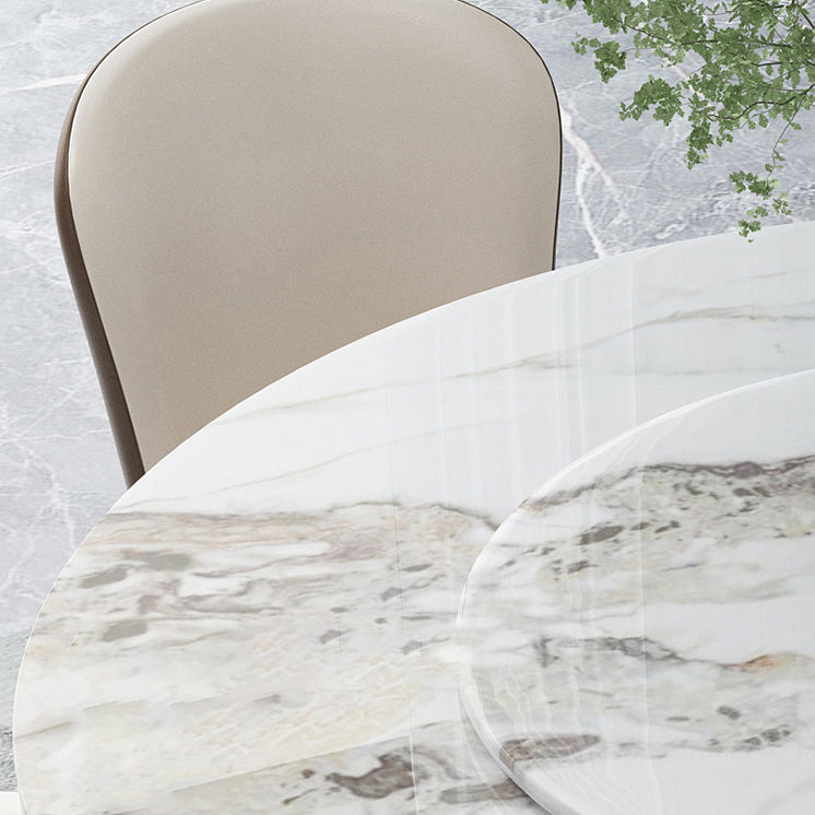 Modern Stone Dining Room Set 1/4/5/7 Pieces Dining Furniture Set /Separate Items Clearhalo 'Dining Room Sets' 'Dining Tables & Seating' 'dining_room_set' 'furn' 'furn_dining_room_set' 'Furniture' 'furniture_dining_room_set' 'Kitchen & Dining Furniture' 'kitchen&dining_furn' 'kitchen' 4346500