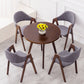 Modern 1/2/4/5 Pieces Dining Set Wood Dining Furniture Set /Separate Items 5 Pieces: Walnut Table, 4 Chairs Clearhalo 'Dining Room Sets' 'Dining Tables & Seating' 'dining_room_set' 'Furniture' 'furniture_dining_room_set' 'Kitchen & Dining Furniture' 'kitchen&dining_furn' 'kitchen' 4346516