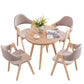Modern 1/2/4/5 Pieces Dining Set Wood Dining Furniture Set /Separate Items 5 Pieces: Wood Table, 4 Chairs Clearhalo 'Dining Room Sets' 'Dining Tables & Seating' 'dining_room_set' 'Furniture' 'furniture_dining_room_set' 'Kitchen & Dining Furniture' 'kitchen&dining_furn' 'kitchen' 4346518