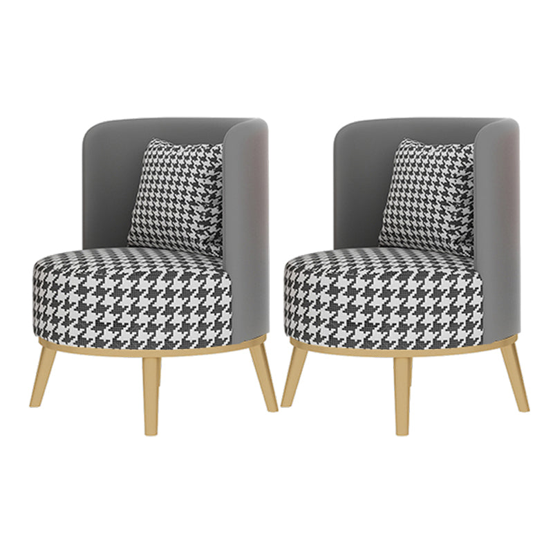 Glam 1/2/5 Pieces Metal Dining Set Dining Furniture Set /Separate Items 2 Grey Chairs Clearhalo 'Dining Room Sets' 'Dining Tables & Seating' 'dining_room_set' 'furn' 'furn_dining_room_set' 'Furniture' 'furniture_dining_room_set' 'Kitchen & Dining Furniture' 'kitchen&dining_furn' 'kitchen' 4346553