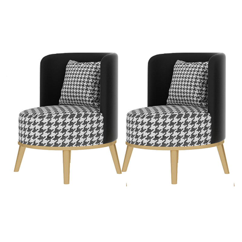 Glam 1/2/5 Pieces Metal Dining Set Dining Furniture Set /Separate Items 2 Black Chairs Clearhalo 'Dining Room Sets' 'Dining Tables & Seating' 'dining_room_set' 'furn' 'furn_dining_room_set' 'Furniture' 'furniture_dining_room_set' 'Kitchen & Dining Furniture' 'kitchen&dining_furn' 'kitchen' 4346555