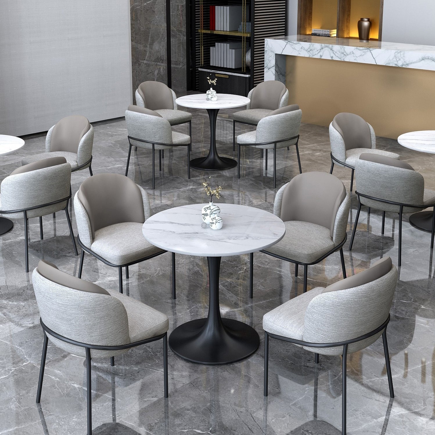 Modern 1/3/4/5 Pieces Metal Dining Set Dining Furniture Set /Separate Items Clearhalo 'Dining Room Sets' 'Dining Tables & Seating' 'dining_room_set' 'furn' 'furn_dining_room_set' 'Furniture' 'furniture_dining_room_set' 'Kitchen & Dining Furniture' 'kitchen&dining_furn' 'kitchen' 4346574