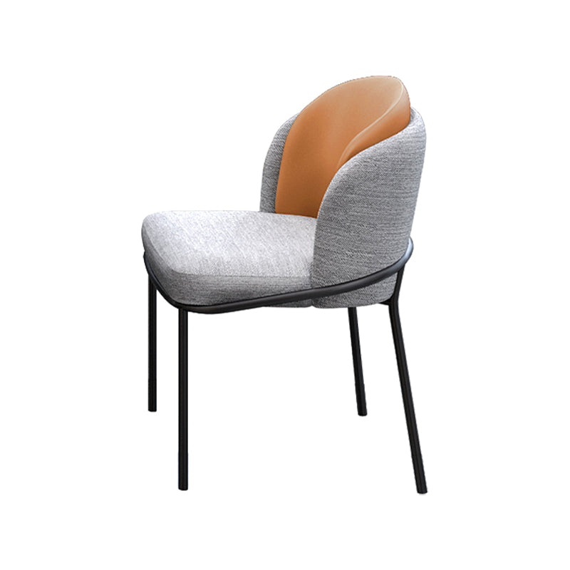 Modern 1/3/4/5 Pieces Metal Dining Set Dining Furniture Set /Separate Items 1 Orange Chair Clearhalo 'Dining Room Sets' 'Dining Tables & Seating' 'dining_room_set' 'furn' 'furn_dining_room_set' 'Furniture' 'furniture_dining_room_set' 'Kitchen & Dining Furniture' 'kitchen&dining_furn' 'kitchen' 4346576