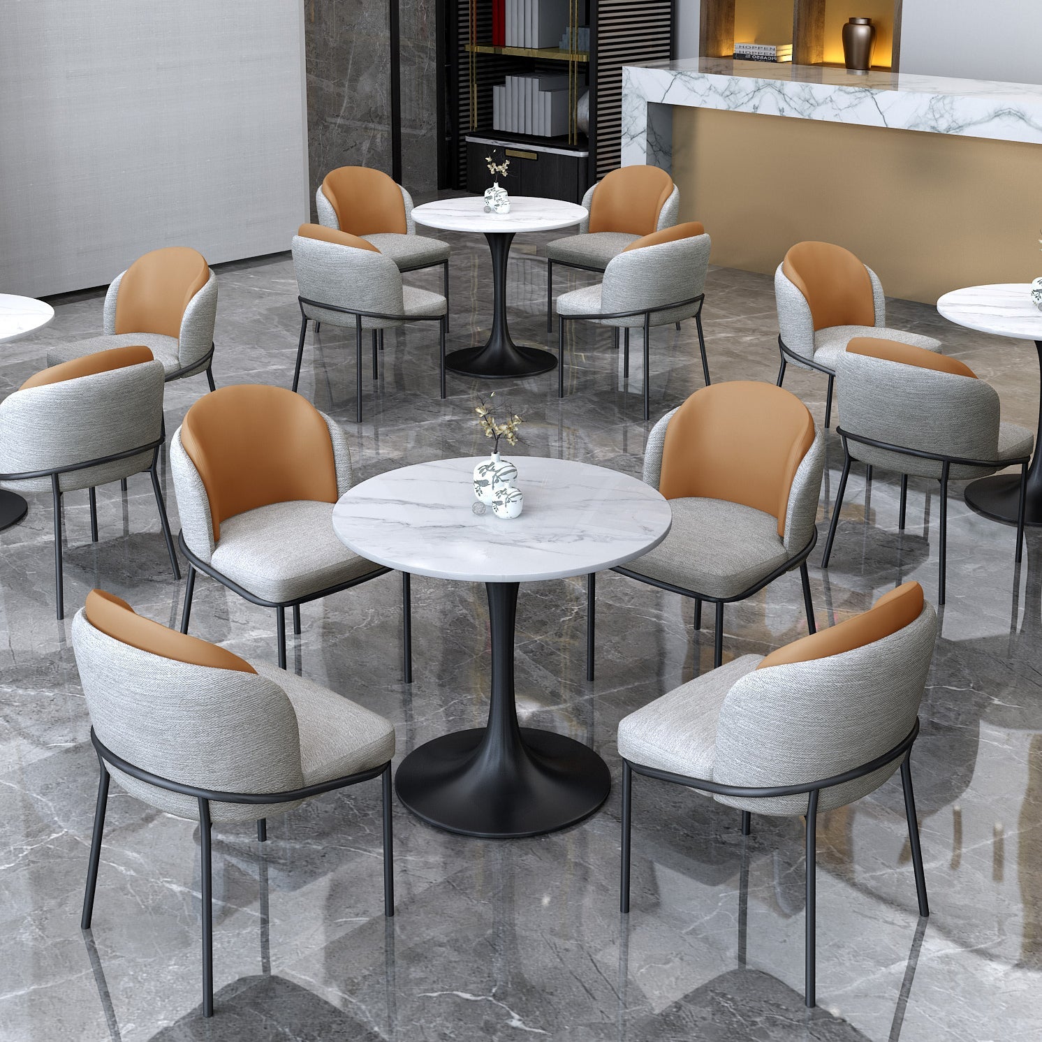 Modern 1/3/4/5 Pieces Metal Dining Set Dining Furniture Set /Separate Items Clearhalo 'Dining Room Sets' 'Dining Tables & Seating' 'dining_room_set' 'furn' 'furn_dining_room_set' 'Furniture' 'furniture_dining_room_set' 'Kitchen & Dining Furniture' 'kitchen&dining_furn' 'kitchen' 4346577