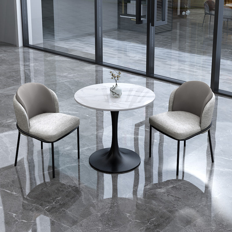 Modern 1/3/4/5 Pieces Metal Dining Set Dining Furniture Set /Separate Items 3 Pieces: Table, 2 Chairs Clearhalo 'Dining Room Sets' 'Dining Tables & Seating' 'dining_room_set' 'furn' 'furn_dining_room_set' 'Furniture' 'furniture_dining_room_set' 'Kitchen & Dining Furniture' 'kitchen&dining_furn' 'kitchen' 4346588