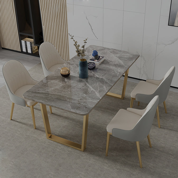 Luxury 1/2/5/7 Pieces Dining Set Sintered Stone Dining Furniture Set /Separate Items Clearhalo 'Dining Room Sets' 'Dining Tables & Seating' 'dining_room_set' 'furn' 'furn_dining_room_set' 'Furniture' 'furniture_dining_room_set' 'Kitchen & Dining Furniture' 'kitchen&dining_furn' 'kitchen' 4346600