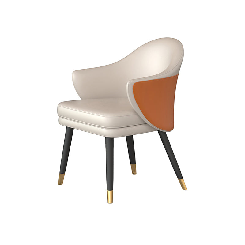 Modern Sintered Stone Dining Room Set 1/2/5 Pieces Dining Furniture Set /Separate Items 1 Orange Chair Clearhalo 'Dining Room Sets' 'Dining Tables & Seating' 'dining_room_set' 'furn' 'furn_dining_room_set' 'Furniture' 'furniture_dining_room_set' 'Kitchen & Dining Furniture' 'kitchen&dining_furn' 'kitchen' 4346625