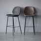 Contemporary Faux Fur Bar Stool Footrest Indoor Iron Legs Counter & Bar Stool Clearhalo 'Bar Furniture' 'Bar Stools' 'bar_stools' 'furn' 'furn_bar_stools' 'furniture_bar_stools' 'Kitchen & Dining Furniture' 'kitchen&dining_furn' 'kitchen' 'kitchen_furn' Furniture' 4346664