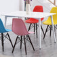 Industrial Style Dining Table 4 Legs Dining Table with Wooden Base for Home Use Rectangle White 55.1"L x 31.5"W x 29.5"H Clearhalo ' dining_table' 'Dining Tables & Seating' 'Dining Tables' 'furn' 'furn_dining_table' 'Furniture' 'furniture_dining_table' 'Kitchen & Dining Furniture' 'kitchen&dining_furn' 'kitchen' 'kitchen_dining_table' 4353202