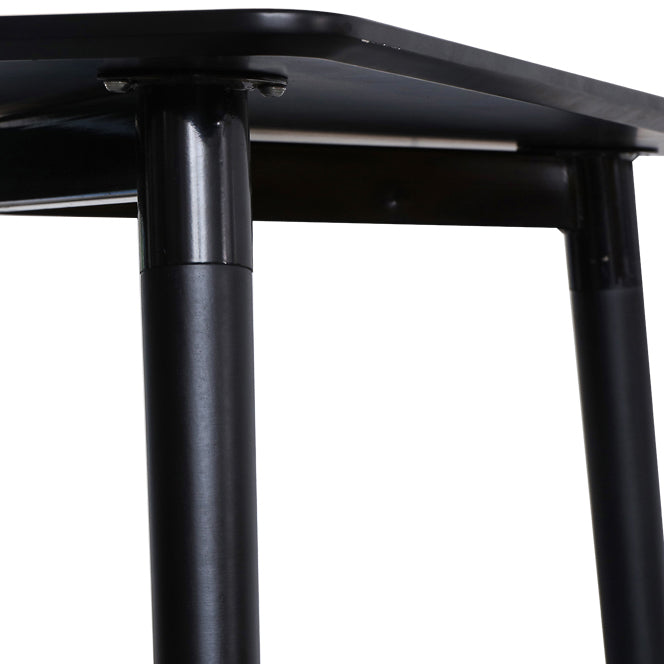 Industrial Style Dining Table 4 Legs Dining Table with Wooden Base for Home Use Clearhalo ' dining_table' 'Dining Tables & Seating' 'Dining Tables' 'furn' 'furn_dining_table' 'Furniture' 'furniture_dining_table' 'Kitchen & Dining Furniture' 'kitchen&dining_furn' 'kitchen' 'kitchen_dining_table' 4353209