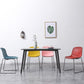Industrial Style Dining Table 4 Legs Dining Table with Wooden Base for Home Use Clearhalo ' dining_table' 'Dining Tables & Seating' 'Dining Tables' 'furn' 'furn_dining_table' 'Furniture' 'furniture_dining_table' 'Kitchen & Dining Furniture' 'kitchen&dining_furn' 'kitchen' 'kitchen_dining_table' 4353213