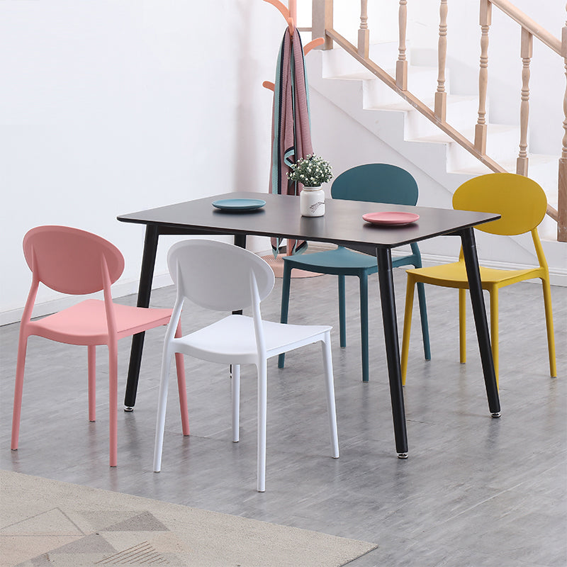 Industrial Style Dining Table 4 Legs Dining Table with Wooden Base for Home Use Clearhalo ' dining_table' 'Dining Tables & Seating' 'Dining Tables' 'furn' 'furn_dining_table' 'Furniture' 'furniture_dining_table' 'Kitchen & Dining Furniture' 'kitchen&dining_furn' 'kitchen' 'kitchen_dining_table' 4353215