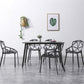 Industrial Style Dining Table 4 Legs Dining Table with Wooden Base for Home Use Clearhalo ' dining_table' 'Dining Tables & Seating' 'Dining Tables' 'furn' 'furn_dining_table' 'Furniture' 'furniture_dining_table' 'Kitchen & Dining Furniture' 'kitchen&dining_furn' 'kitchen' 'kitchen_dining_table' 4353216