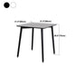 Industrial Style Dining Table 4 Legs Dining Table with Wooden Base for Home Use Clearhalo ' dining_table' 'Dining Tables & Seating' 'Dining Tables' 'furn' 'furn_dining_table' 'Furniture' 'furniture_dining_table' 'Kitchen & Dining Furniture' 'kitchen&dining_furn' 'kitchen' 'kitchen_dining_table' 4353222