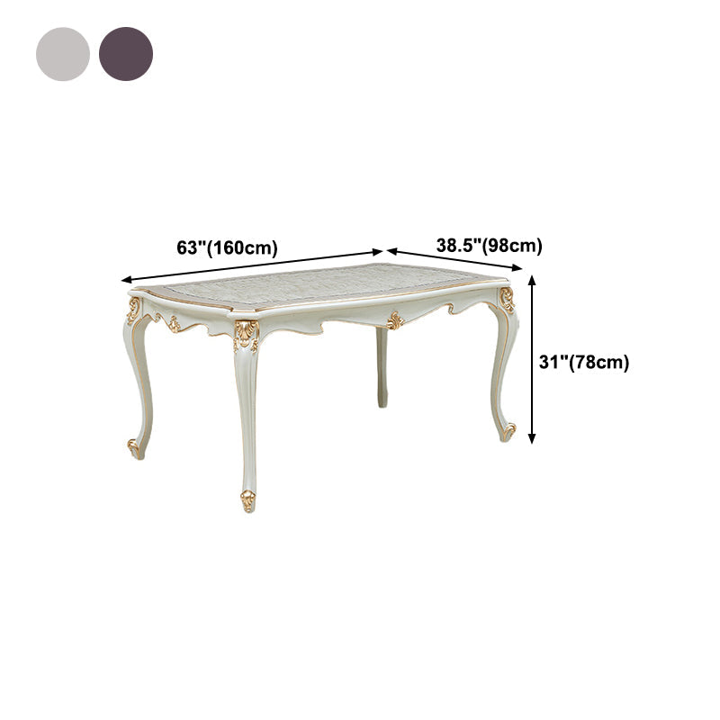 Mid-Century Rectangle Standard Dining Table Solid Wood Kitchen Dining Table with 4 Legs Base Clearhalo ' dining_table' 'Dining Tables & Seating' 'Dining Tables' 'furn' 'furn_dining_table' 'Furniture' 'furniture_dining_table' 'Kitchen & Dining Furniture' 'kitchen&dining_furn' 'kitchen' 'kitchen_dining_table' 4353267