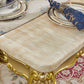 Rectangle Victoria Dinette Table Marble Dining Room Dinner Table with 4-foot Clearhalo ' dining_table' 'Dining Tables & Seating' 'Dining Tables' 'furn' 'furn_dining_table' 'Furniture' 'furniture_dining_table' 'Kitchen & Dining Furniture' 'kitchen&dining_furn' 'kitchen' 'kitchen_dining_table' 4353304