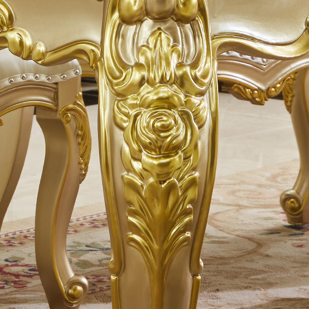 Rectangle Victoria Dinette Table Marble Dining Room Dinner Table with 4-foot Clearhalo ' dining_table' 'Dining Tables & Seating' 'Dining Tables' 'furn' 'furn_dining_table' 'Furniture' 'furniture_dining_table' 'Kitchen & Dining Furniture' 'kitchen&dining_furn' 'kitchen' 'kitchen_dining_table' 4353306