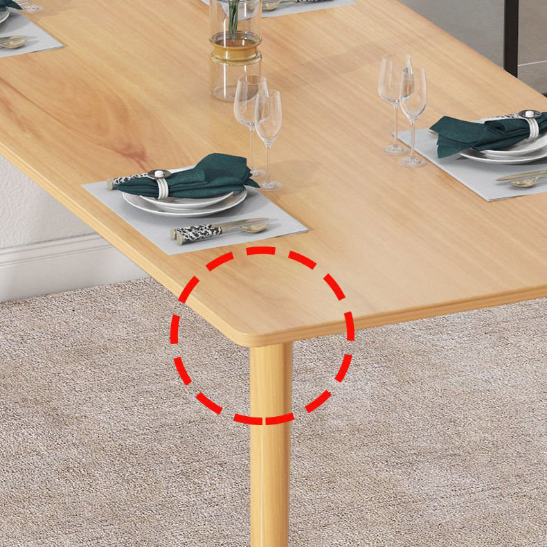 Industrial Wood Rectangle Dining Table Kitchen Standard Dining Table with 4 Legs Clearhalo ' dining_table' 'Dining Tables & Seating' 'Dining Tables' 'furn' 'furn_dining_table' 'Furniture' 'furniture_dining_table' 'Kitchen & Dining Furniture' 'kitchen&dining_furn' 'kitchen' 'kitchen_dining_table' 4353320