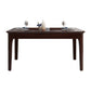 Industrial Standard Solid Wood Dining Table Rectangle Kitchen Dining Table with 4 Legs Base Clearhalo ' dining_table' 'Dining Tables & Seating' 'Dining Tables' 'furn' 'furn_dining_table' 'Furniture' 'furniture_dining_table' 'Kitchen & Dining Furniture' 'kitchen&dining_furn' 'kitchen' 'kitchen_dining_table' 4353342