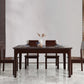 Industrial Standard Solid Wood Dining Table Rectangle Kitchen Dining Table with 4 Legs Base Clearhalo ' dining_table' 'Dining Tables & Seating' 'Dining Tables' 'furn' 'furn_dining_table' 'Furniture' 'furniture_dining_table' 'Kitchen & Dining Furniture' 'kitchen&dining_furn' 'kitchen' 'kitchen_dining_table' 4353348