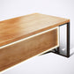 Industrial Pine Wood Dining Table Rectangle Table with Metal Trestle Base Clearhalo ' dining_table' 'Dining Tables & Seating' 'Dining Tables' 'furn' 'furn_dining_table' 'Furniture' 'furniture_dining_table' 'Kitchen & Dining Furniture' 'kitchen&dining_furn' 'kitchen' 'kitchen_dining_table' 4353382