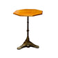 Industrial Kitchen Dining Table Solid Wood Table with Black Metal Pedestal Base Natural Without Chairs Clearhalo ' dining_table' 'Dining Tables & Seating' 'Dining Tables' 'furn' 'furn_dining_table' 'Furniture' 'furniture_dining_table' 'Kitchen & Dining Furniture' 'kitchen&dining_furn' 'kitchen' 'kitchen_dining_table' 4353431
