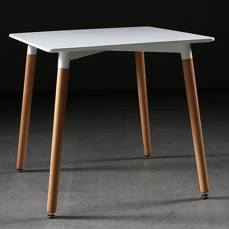 Industrial Square Dining Table Wooden Dining Table with 4 Legs for Dining Room Clearhalo ' dining_table' 'Dining Tables & Seating' 'Dining Tables' 'furn' 'furn_dining_table' 'Furniture' 'furniture_dining_table' 'Kitchen & Dining Furniture' 'kitchen&dining_furn' 'kitchen' 'kitchen_dining_table' 4353462