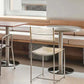 Industrial Style Furniture Stainless Steel Dining Site Table with Pedestal Base Clearhalo ' dining_table' 'Dining Tables & Seating' 'Dining Tables' 'furn' 'furn_dining_table' 'Furniture' 'furniture_dining_table' 'Kitchen & Dining Furniture' 'kitchen&dining_furn' 'kitchen' 'kitchen_dining_table' 4353478