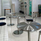 Industrial Style Furniture Stainless Steel Dining Site Table with Pedestal Base Clearhalo ' dining_table' 'Dining Tables & Seating' 'Dining Tables' 'furn' 'furn_dining_table' 'Furniture' 'furniture_dining_table' 'Kitchen & Dining Furniture' 'kitchen&dining_furn' 'kitchen' 'kitchen_dining_table' 4353479