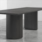 Industrial Solid Wood Dining Table Rectangle Table with Double Pedestal Clearhalo ' dining_table' 'Dining Tables & Seating' 'Dining Tables' 'furn' 'furn_dining_table' 'Furniture' 'furniture_dining_table' 'Kitchen & Dining Furniture' 'kitchen&dining_furn' 'kitchen' 'kitchen_dining_table' 4353499