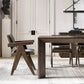 Industrial Pine Wood Dining Table Rectangle Kitchen Wooden Table with 4 Legs Clearhalo ' dining_table' 'Dining Tables & Seating' 'Dining Tables' 'furn' 'furn_dining_table' 'Furniture' 'furniture_dining_table' 'Kitchen & Dining Furniture' 'kitchen&dining_furn' 'kitchen' 'kitchen_dining_table' 4353518