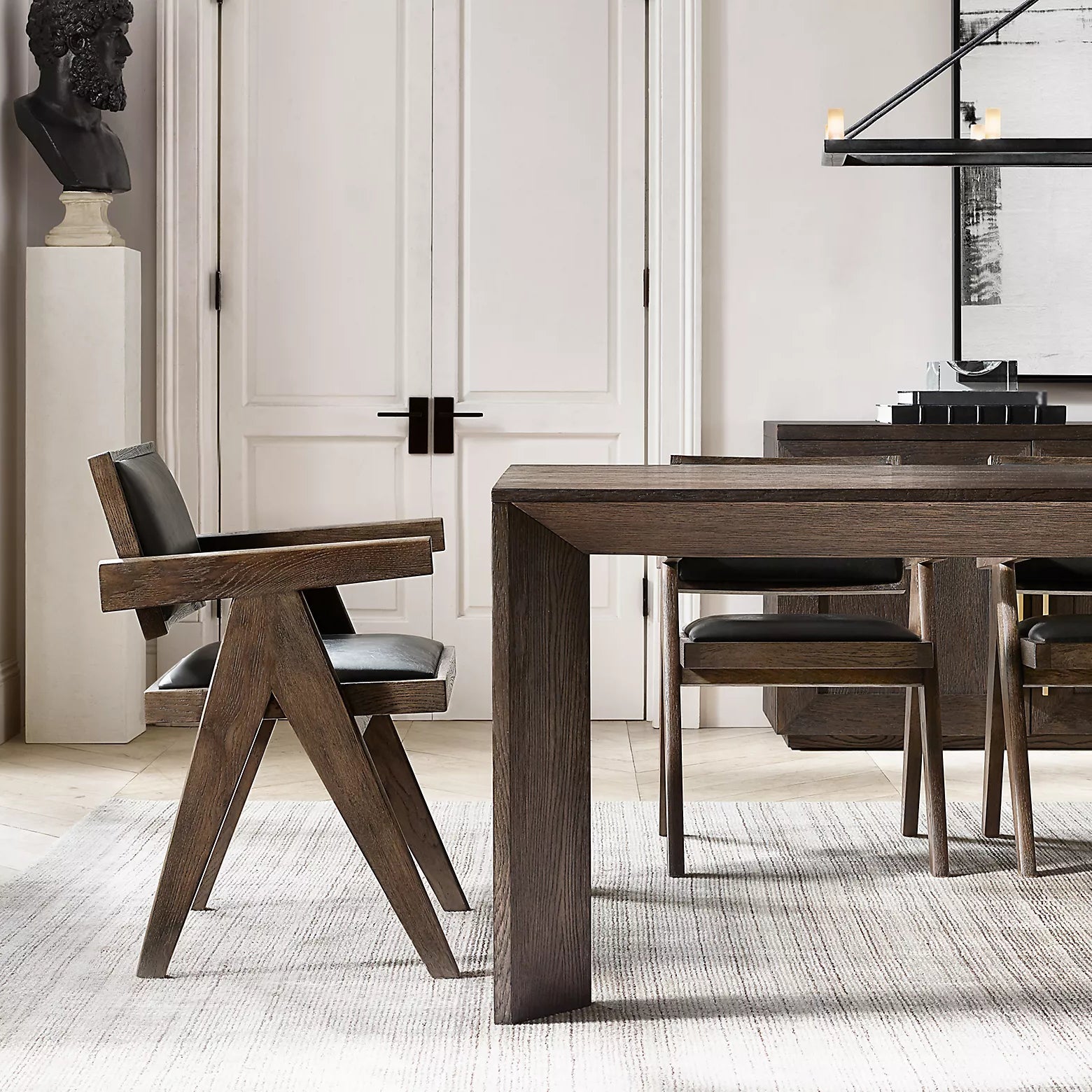 Industrial Pine Wood Dining Table Rectangle Kitchen Wooden Table with 4 Legs Clearhalo ' dining_table' 'Dining Tables & Seating' 'Dining Tables' 'furn' 'furn_dining_table' 'Furniture' 'furniture_dining_table' 'Kitchen & Dining Furniture' 'kitchen&dining_furn' 'kitchen' 'kitchen_dining_table' 4353518