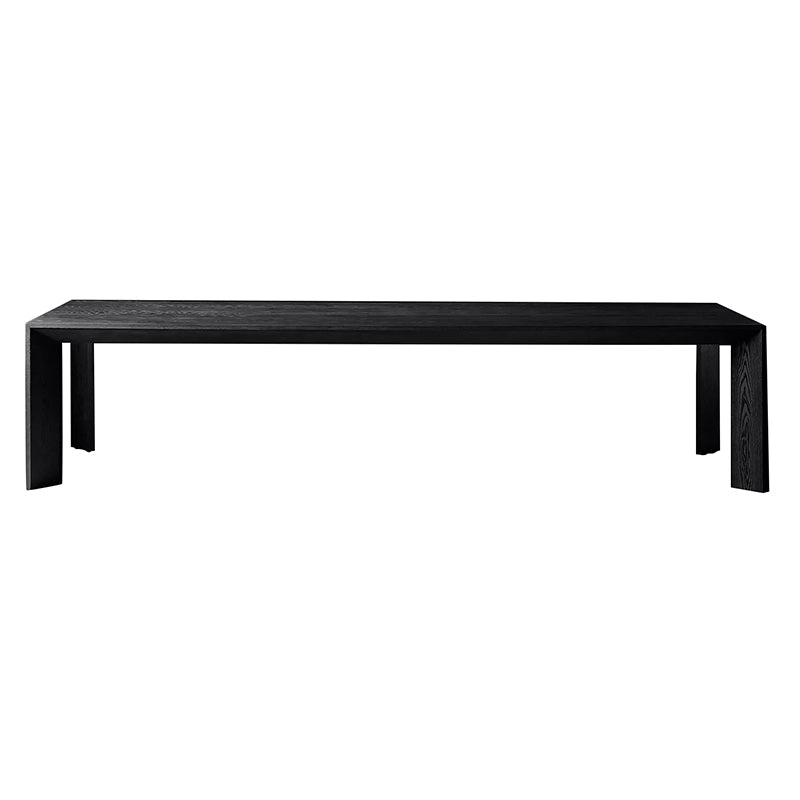 Industrial Pine Wood Dining Table Rectangle Kitchen Wooden Table with 4 Legs Black Without Chairs Clearhalo ' dining_table' 'Dining Tables & Seating' 'Dining Tables' 'furn' 'furn_dining_table' 'Furniture' 'furniture_dining_table' 'Kitchen & Dining Furniture' 'kitchen&dining_furn' 'kitchen' 'kitchen_dining_table' 4353520